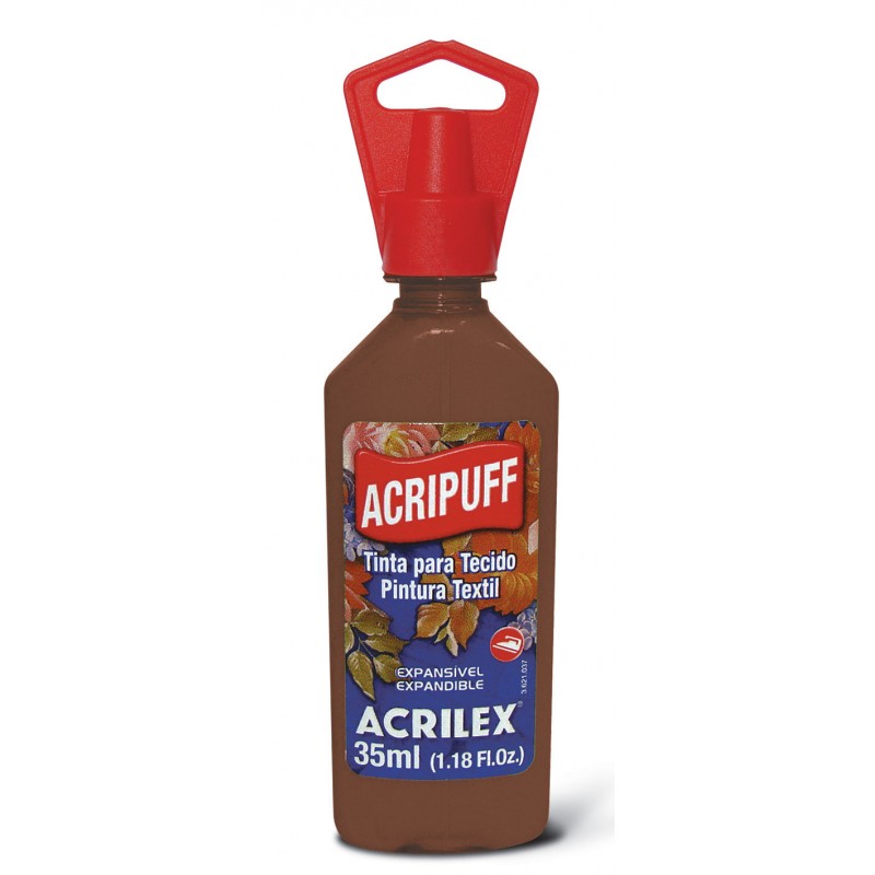 Pintura dimensional acrilex acripuff 531 marron x35 Pintura dimensional acrilex acripuff 531 marron x35