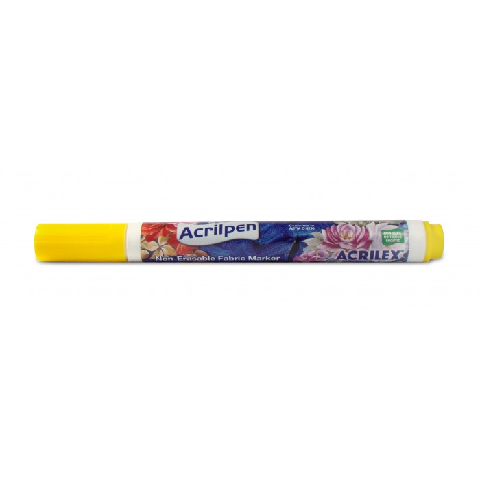 Marcadores fibra acrilex acrilpen 46505 amaril