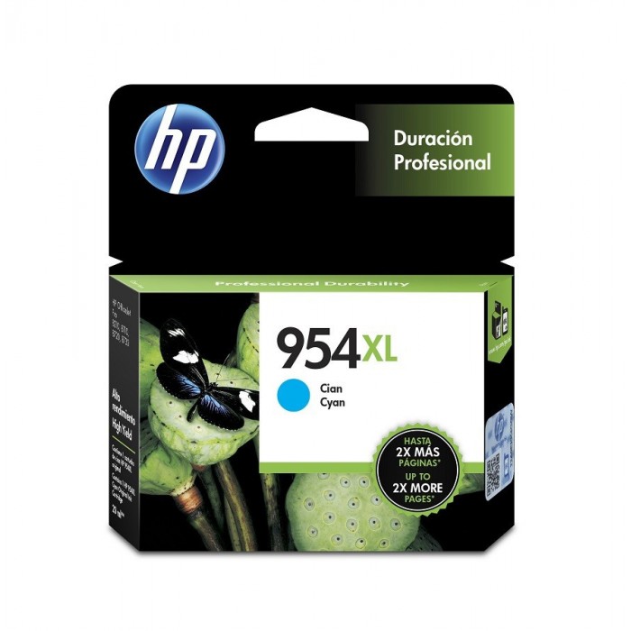 Cartucho hp inkjet  954xl los62xl cyan