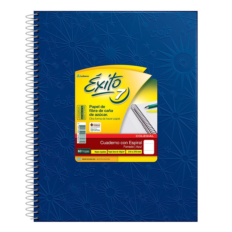 Cuaderno exito 7 21x27 x60 hojas azul Cuaderno exito 7 21x27 x60 hojas azul