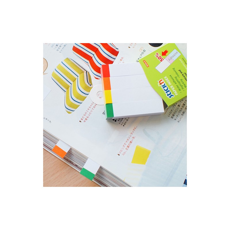 Notas adhesivas stick pastel 76x 14 x100 Notas adhesivas stick pastel 76x 14 x100