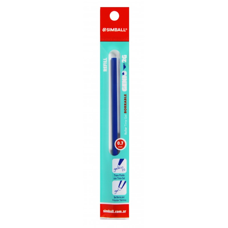 Repuesto roller simball genio 2g x1 azul Repuesto roller simball genio 2g x1 azul