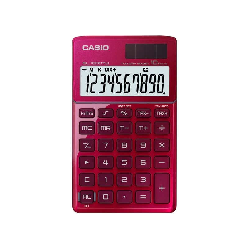 Calculadora casio de bolsillo sl-1000 tw-rd Calculadora casio de bolsillo sl-1000 tw-rd