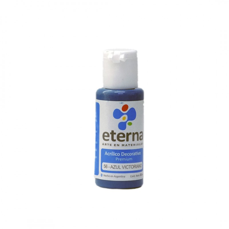 Acrilico eterna deco azul victoriano x 50ml. Acrilico eterna deco azul victoriano x 50ml.