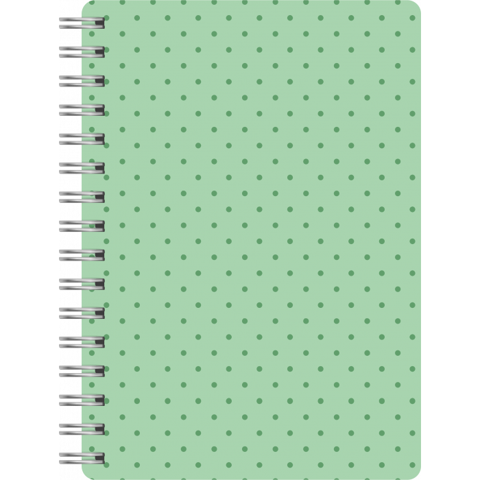 Cuaderno rideo a5 lunares  90 hjs.3 colores