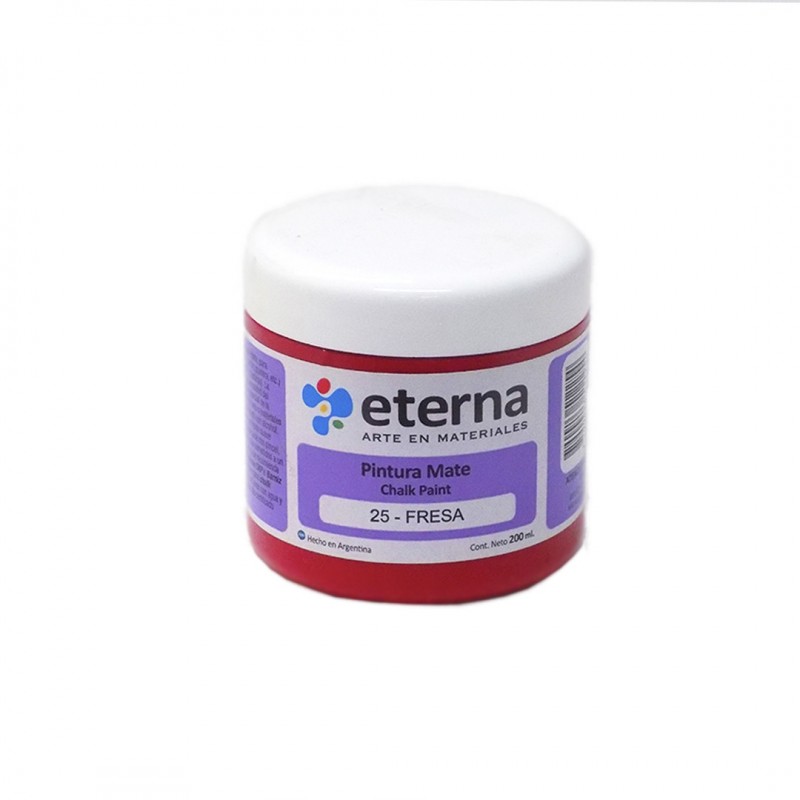 Pintura chalk eterna 200ml.fresa Pintura chalk eterna 200ml.fresa
