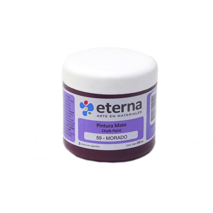 Pintura chalk eterna 200ml.morado