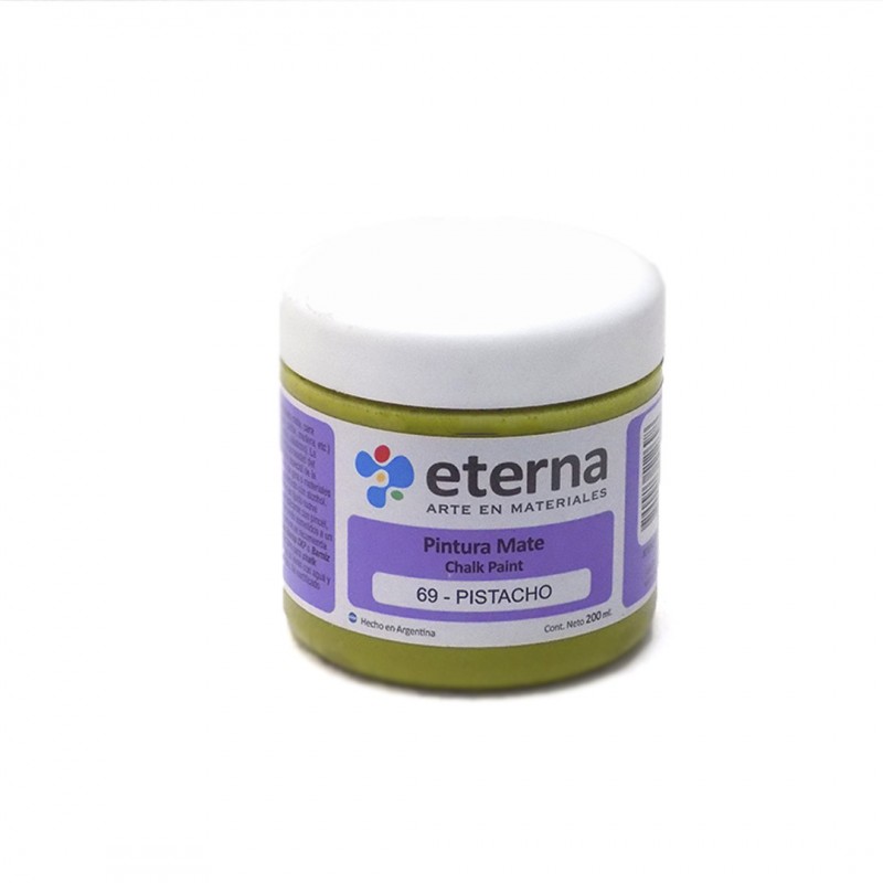 Pintura chalk eterna 200ml.pistacho Pintura chalk eterna 200ml.pistacho