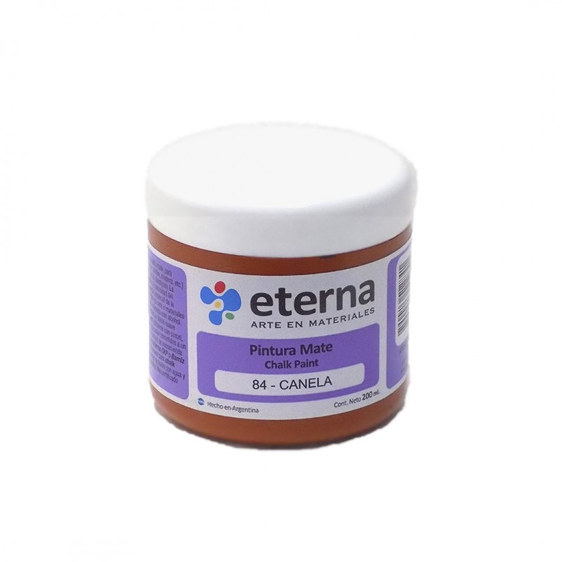 Pintura chalk eterna 200ml.canela Pintura chalk eterna 200ml.canela