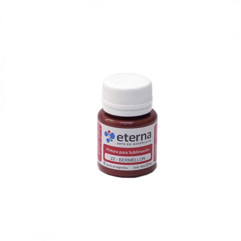 Pintura para sublimar eterna bermellon x37ml Pintura para sublimar eterna bermellon x37ml