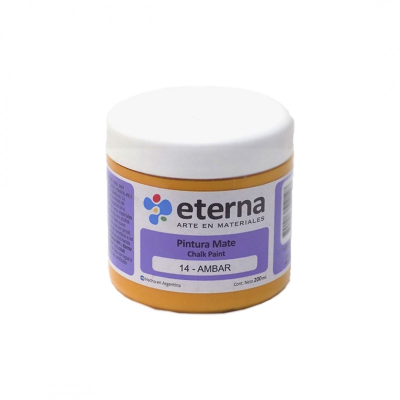 Pintura chalk eterna 200ml.ambar Pintura chalk eterna 200ml.ambar