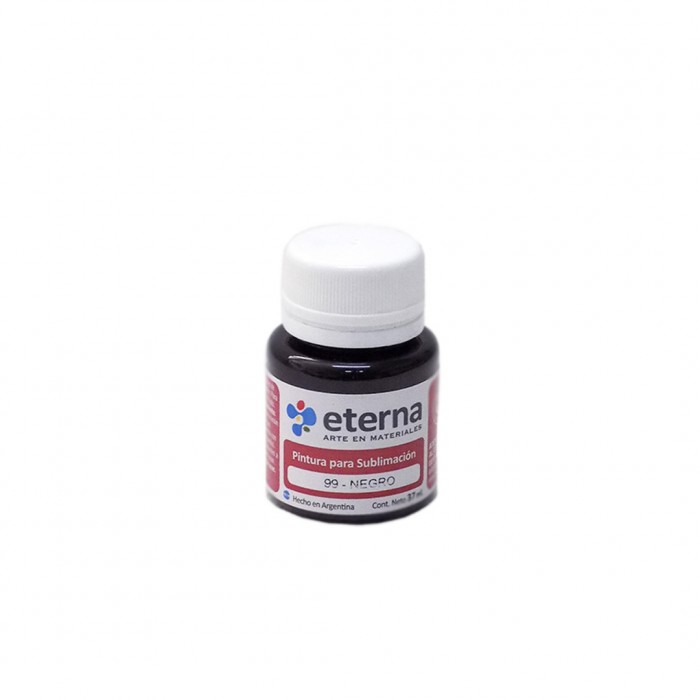 Pintura para sublimar eterna negrox37ml