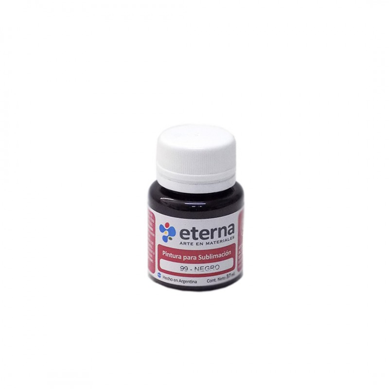 Pintura para sublimar eterna negrox37ml Pintura para sublimar eterna negrox37ml