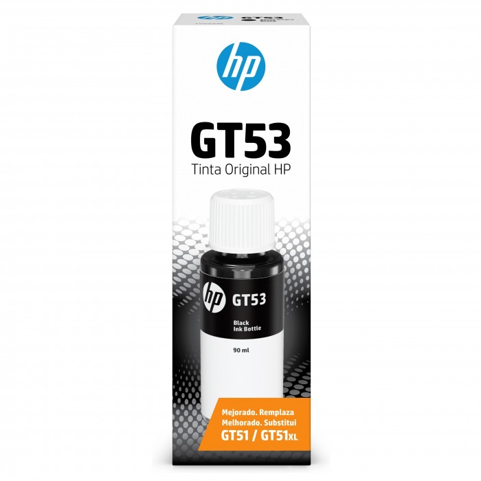 Cartucho hp tinta gt53 negra