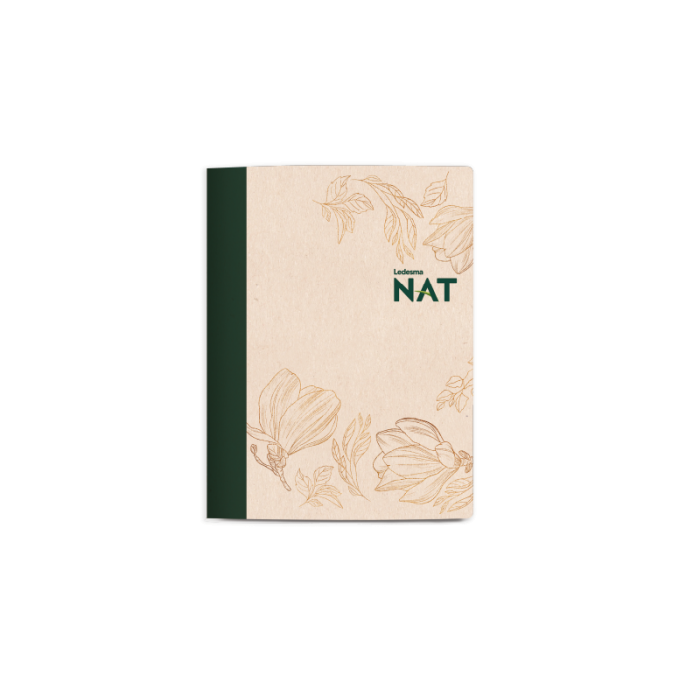 Cuaderno ledesma nat rayado 16x21 80hjs.