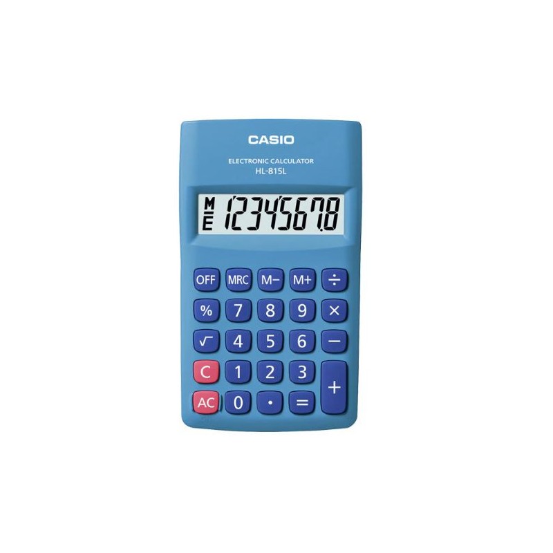 Calculadora casio de bolsillo hl 815 bu Calculadora casio de bolsillo hl 815 bu