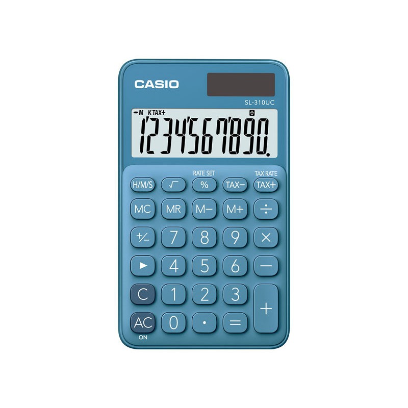 Calculadora casio de bolsillo sl-310uc-bu azul Calculadora casio de bolsillo sl-310uc-bu azul