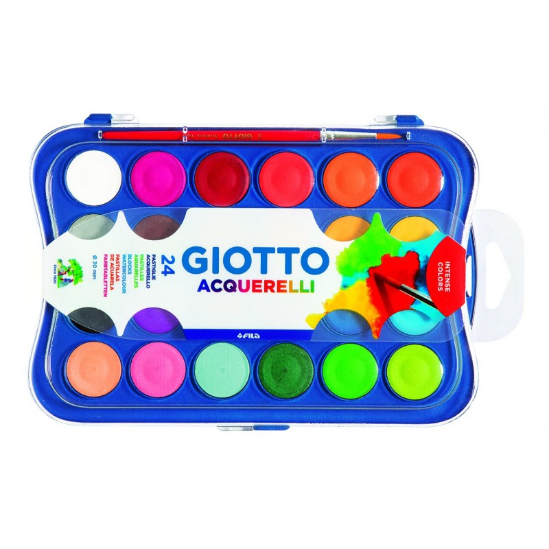 Acuarela giotto x24 +pincel Acuarela giotto x24 +pincel