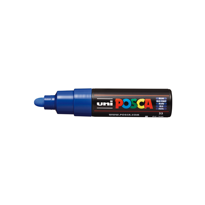 Marcadores fibra uni posca pc-7m azul Marcadores fibra uni posca pc-7m azul