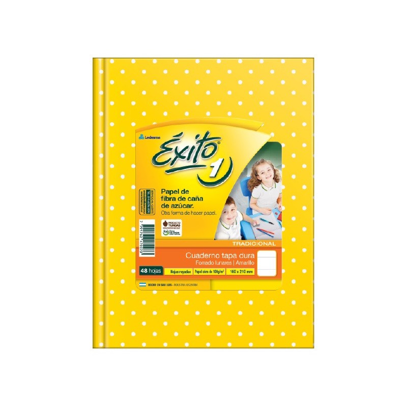 Cuaderno exito tapa dura 16x21 48hjs. amarillo lunare Cuaderno exito tapa dura 16x21 48hjs. amarillo lunare