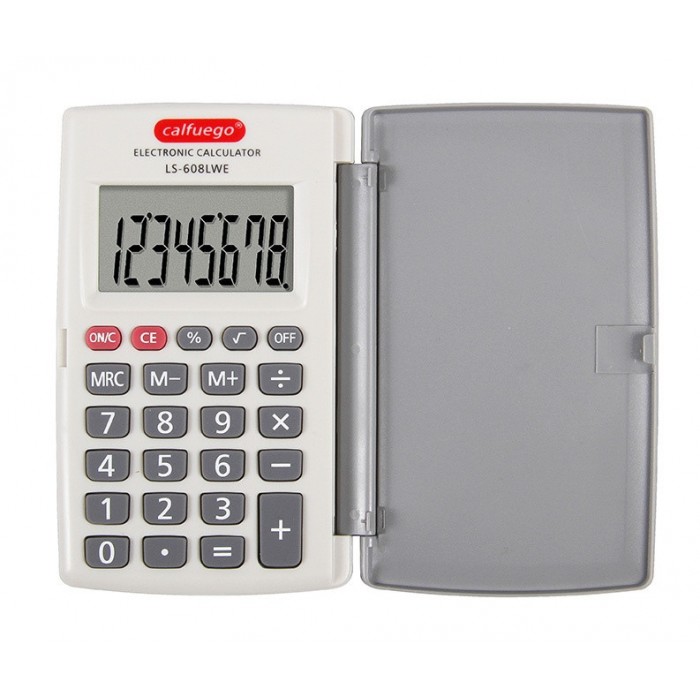 Calculadora calfuego escritorio ls-608l/we