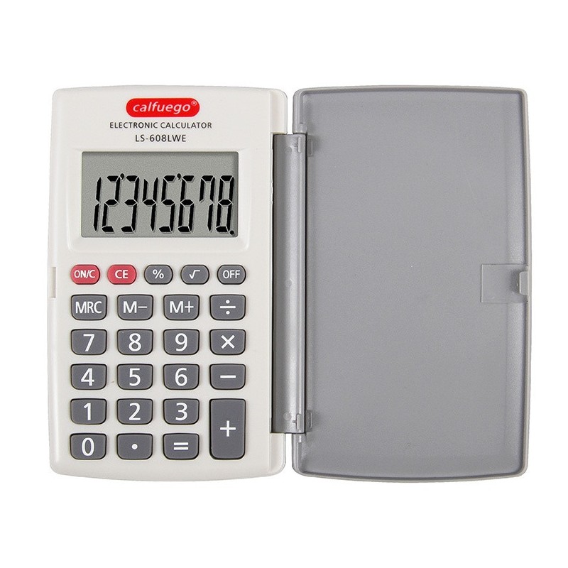 Calculadora calfuego escritorio ls-608l/we Calculadora calfuego escritorio ls-608l/we