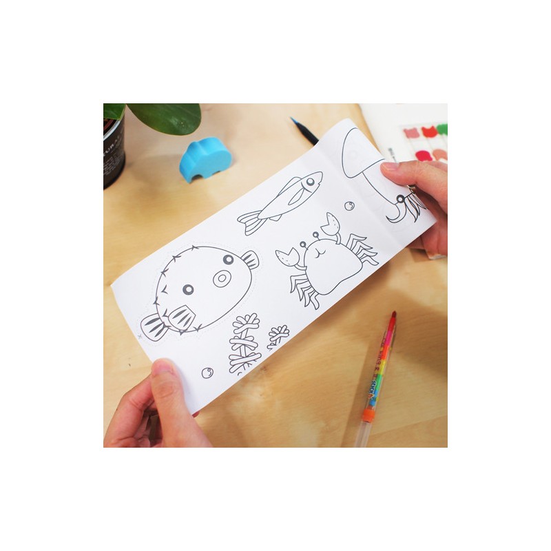 Lamina adhesivas coloring 10x24 animal kingdom Lamina adhesivas coloring 10x24 animal kingdom