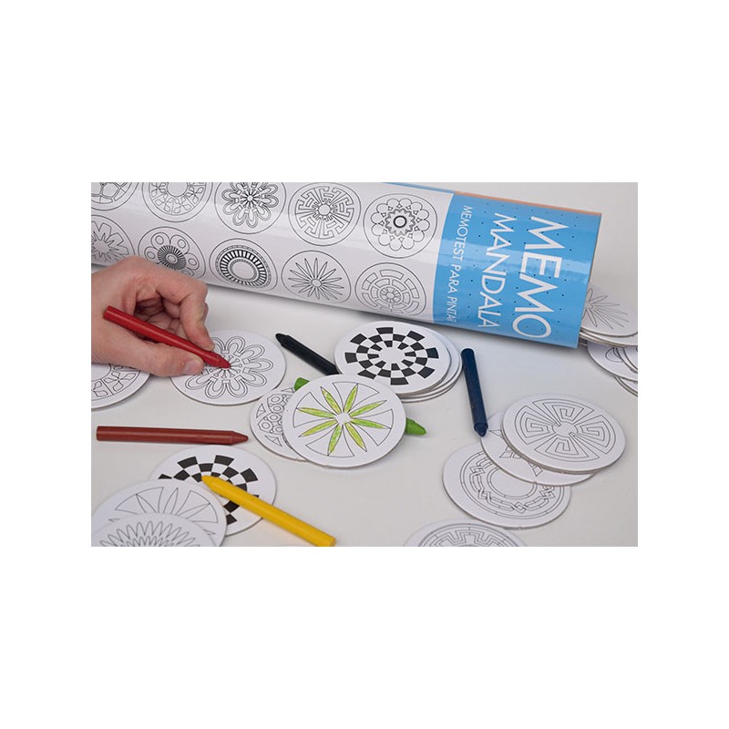 Juego carac.memotest mandalas Juego carac.memotest mandalas