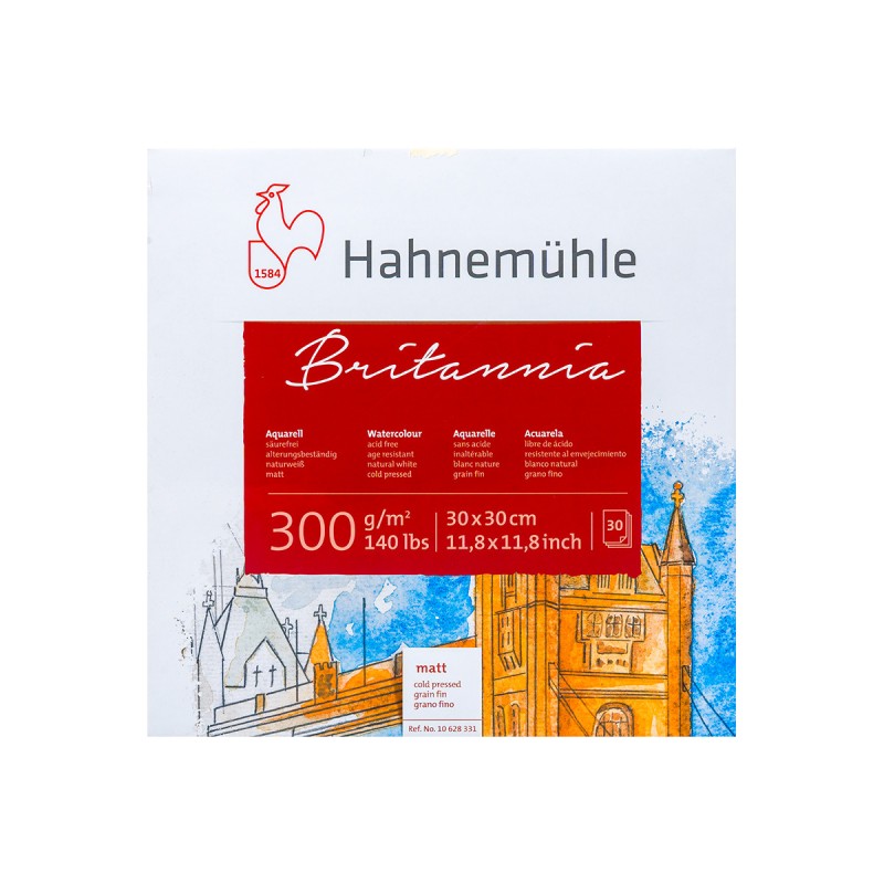 Bloc hm britannia watercolor 30x30 gf 300gs x30h Bloc hm britannia watercolor 30x30 gf 300gs x30h