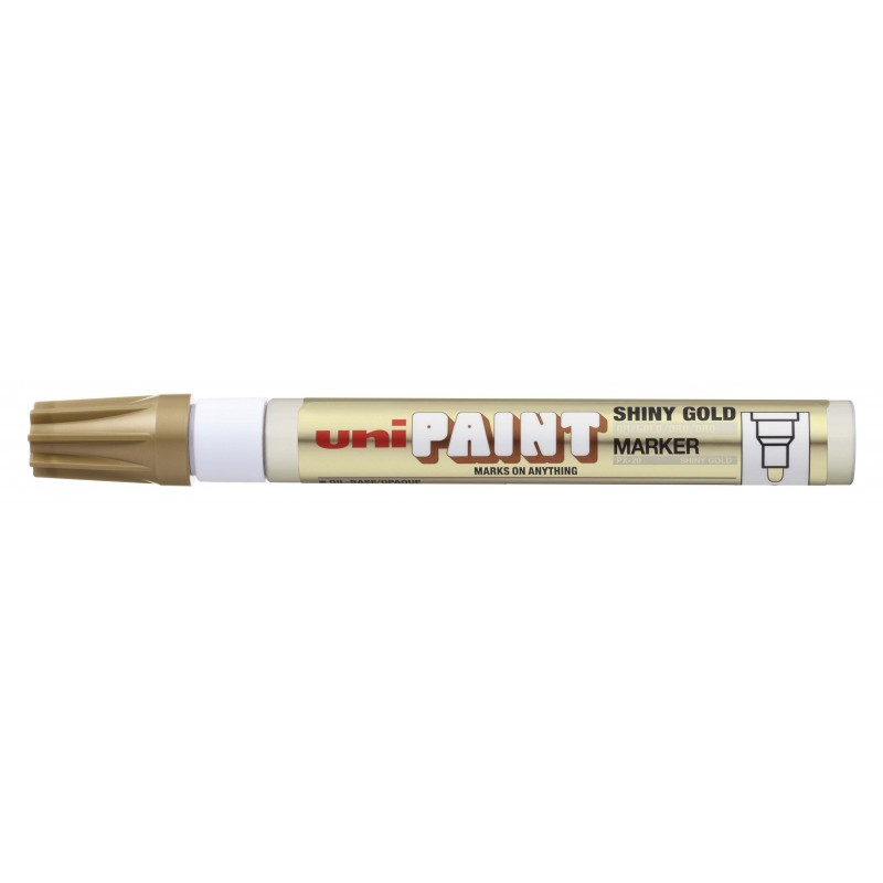 Marcadores fibra uni paint px20 dorado shiny Marcadores fibra uni paint px20 dorado shiny