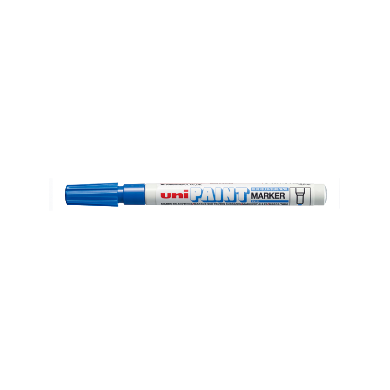 Marcadores fibra uni paint px20 azul Marcadores fibra uni paint px20 azul