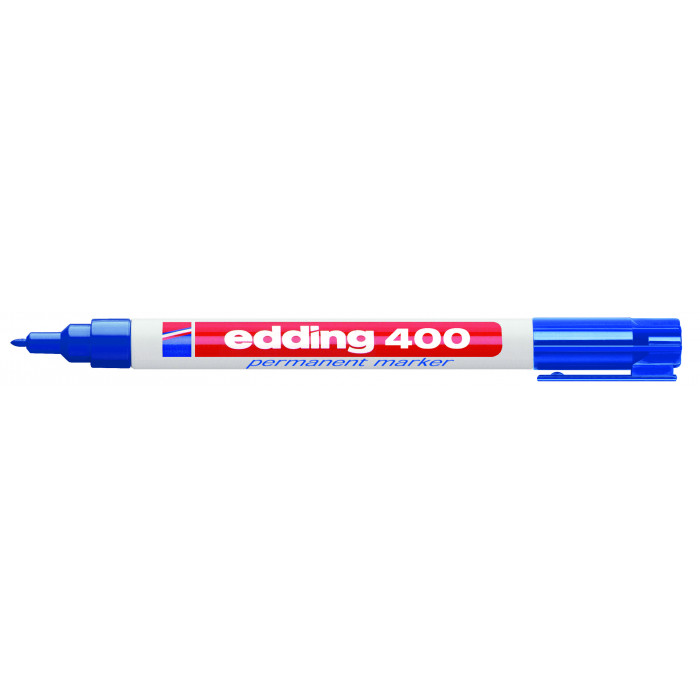 Marcadores fibra edding  400 azul