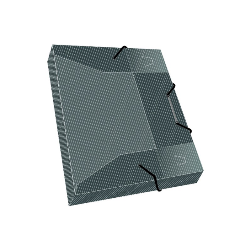 Caja con elastico rideo a4 4cm.translucida color sur Caja con elastico rideo a4 4cm.translucida color sur