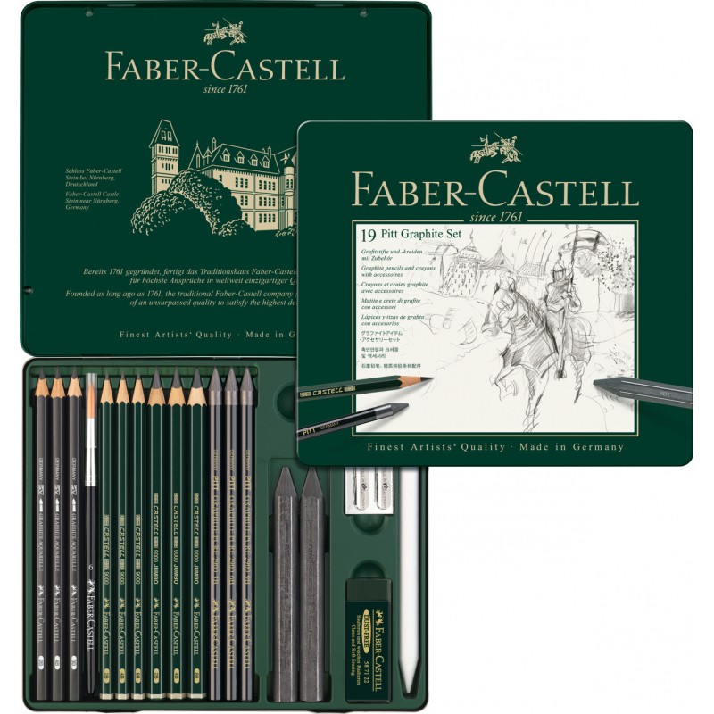 Lapiz faber pitt graphite setx19 Lapiz faber pitt graphite setx19