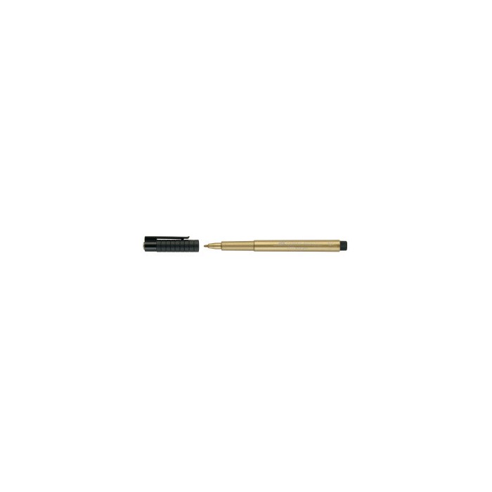 Marcadores faber castell  pitt artela pen 250 oro meta