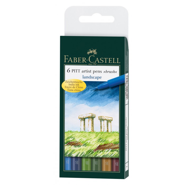 Marcadores faber castell  pitt artela penx 6 landscape