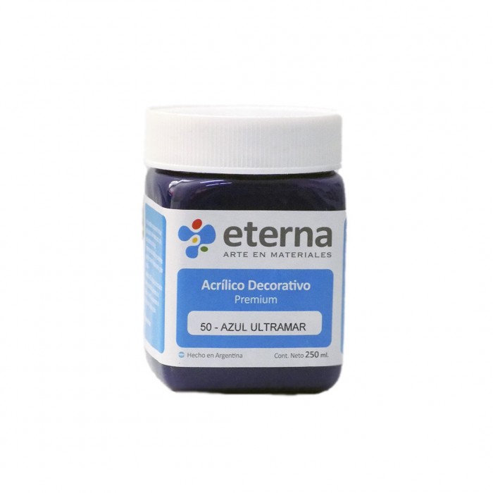 Acrilico eterna deco azul ultramar   x250ml.