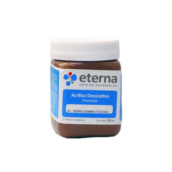 Acrilico eterna deco tierra sombra tostencil x250ml.