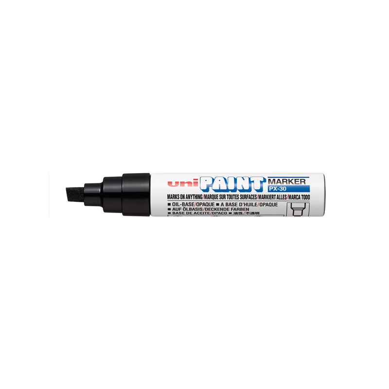 Marcadores fibra uni paint px30 negro Marcadores fibra uni paint px30 negro