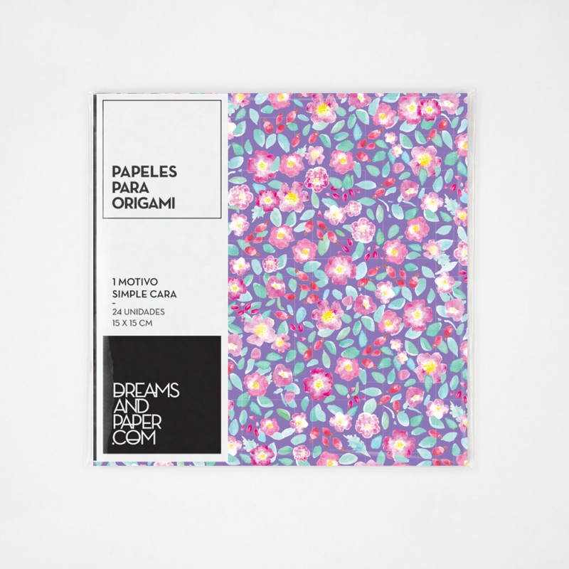Papel origami 15x15 90grs.mosqueta x24 Papel origami 15x15 90grs.mosqueta x24