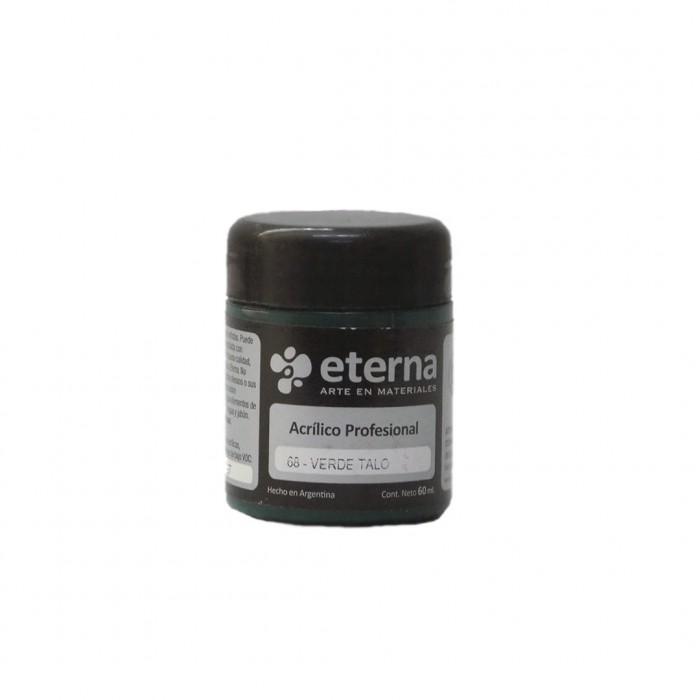 Acrilico eterna profesional verde talo  x 60ml.