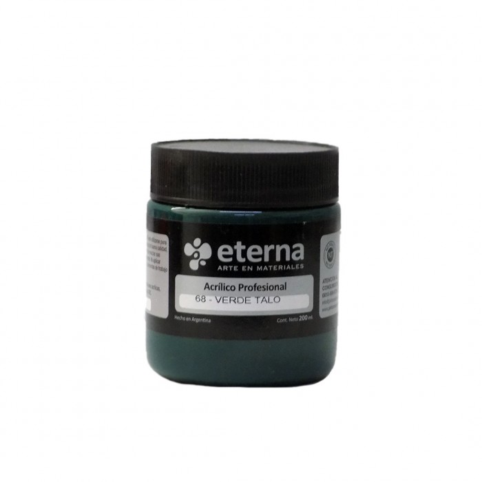 Acrilico eterna profesional verde talo  x200ml.