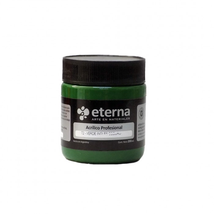 Acrilico eterna profesional verde ingles oscuro   x200ml.