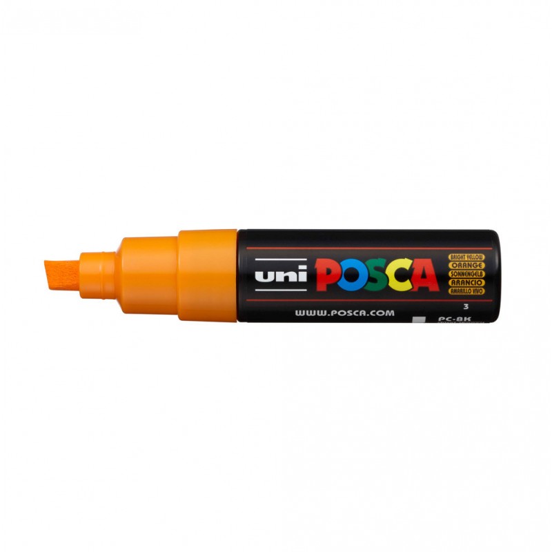 Marcadores fibra uni posca pc-8k naranja fluo Marcadores fibra uni posca pc-8k naranja fluo