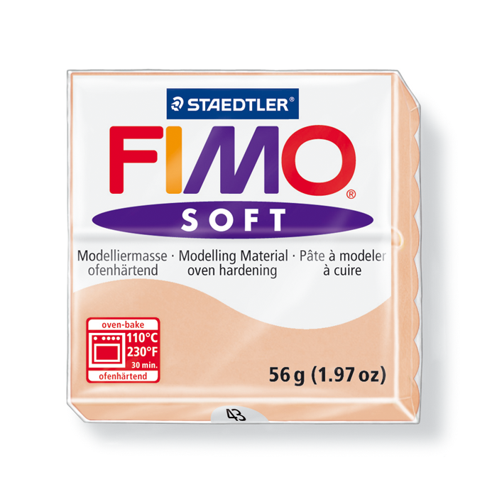 arcilla fimo soft no.43  56g.piel