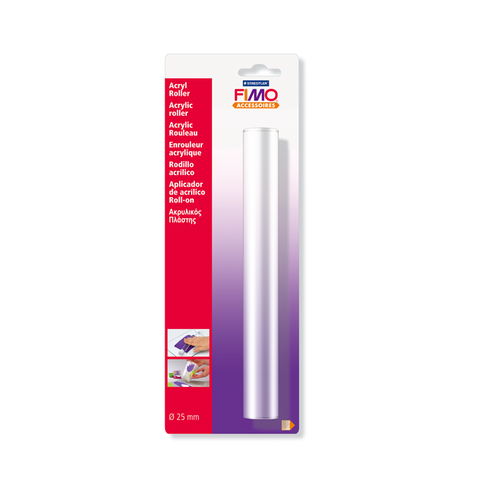 accesorio fimo rodillo acrilico roll-on