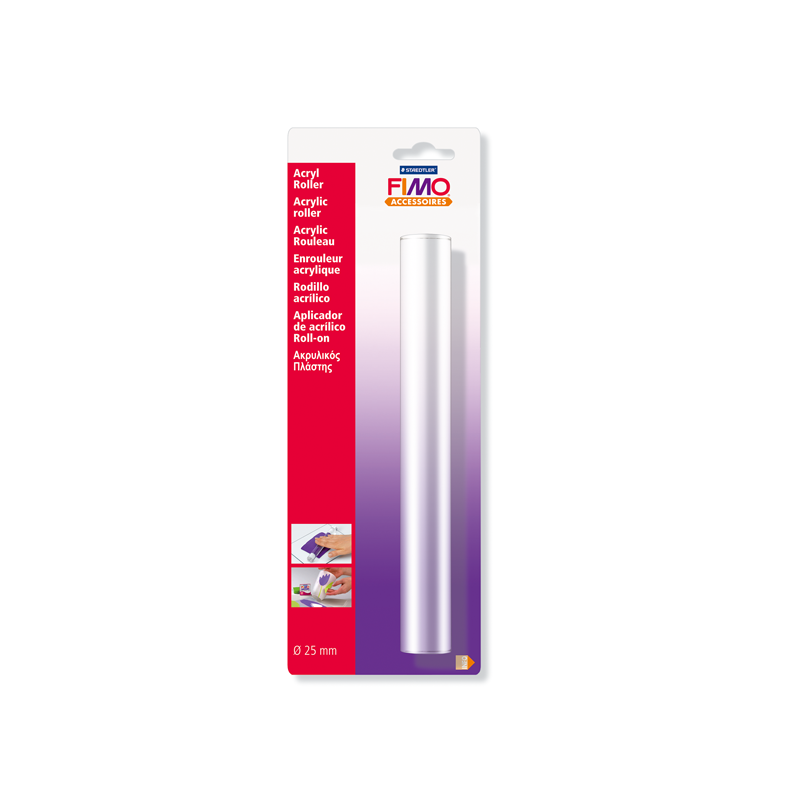 accesorio fimo rodillo acrilico roll-on accesorio fimo rodillo acrilico roll-on