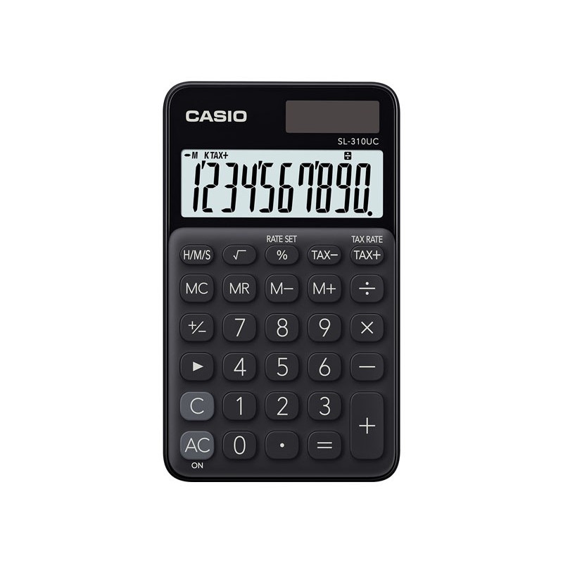 calculadora casio de bolsillo sl-310uc-bk negra calculadora casio de bolsillo sl-310uc-bk negra