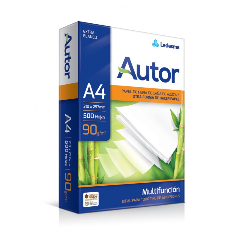 Resma ledesma autor a4 90 grs.500 hs Resma ledesma autor a4 90 grs.500 hs