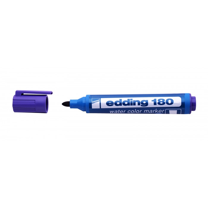 Marcadores fibra edding  180 violeta